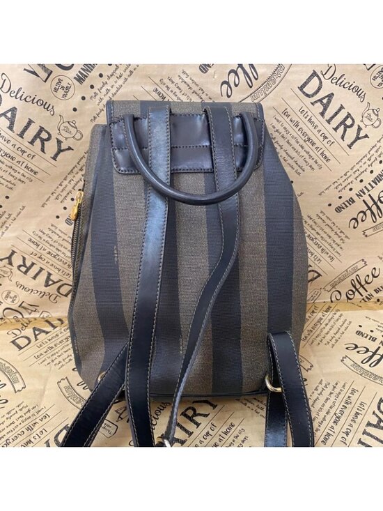 Fendi Vintage Pecan Backpack Brown main image 11